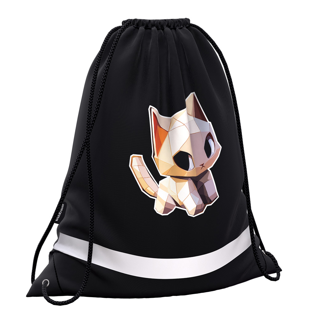 Мешок для обуви ErichKrause 365x440мм CatPix Мешок для обуви ErichKrause 365x440мм CatPix