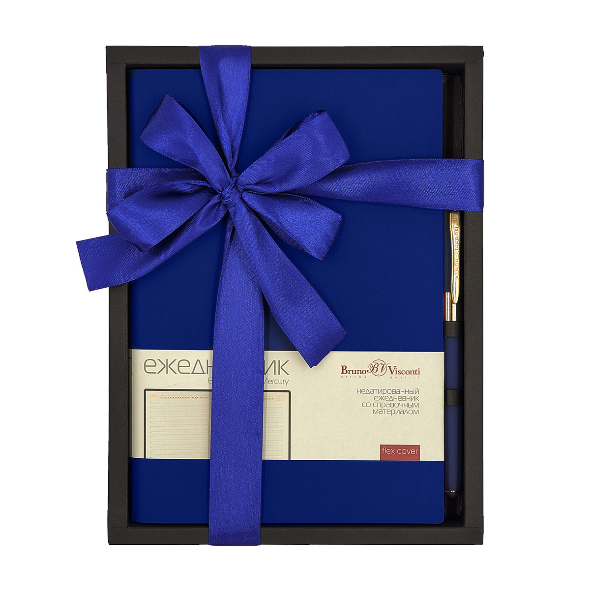 НАБОР ПОДАРОЧНЫЙ А5 "MERCURY" (СИНИЙ ЕЖЕДНЕВНИК И РУЧКА) НАБОР ПОДАРОЧНЫЙ А5 "MERCURY" (СИНИЙ ЕЖЕДНЕВНИК И РУЧКА)