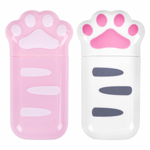 Корректирующая лента BRAUBERG KIDS "ЛАПКИ", 5 мм х 6 м, ВЫГОДНАЯ