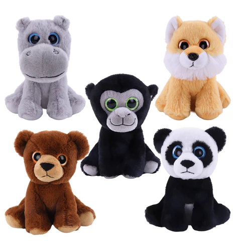 Игрушка мягкая "Дикие животные", 15 см, ассорти 5 дизайнов, WOOZOO Игрушка мягкая "Дикие животные", 15 см, ассорти 5 дизайнов, WOOZOO