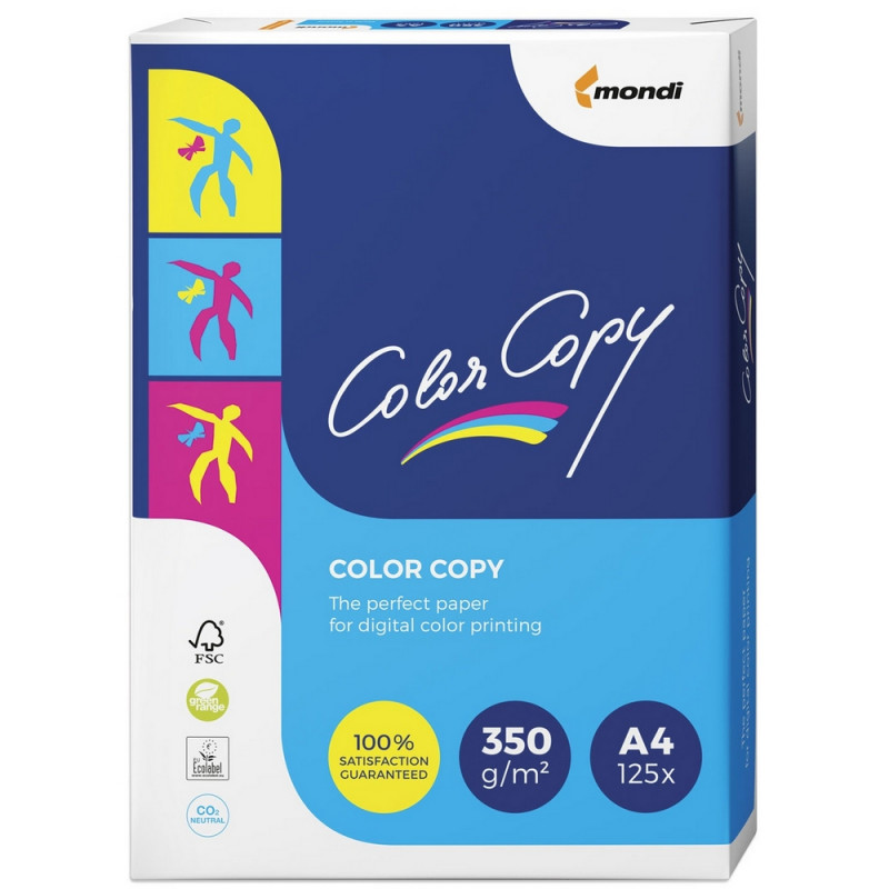 Бумага для цветной лазерной печати Color Copy (А4, 350г, 161%CIE) пачка 125л Бумага для цветной лазерной печати Color Copy (А4, 350г, 161%CIE) пачка 125л