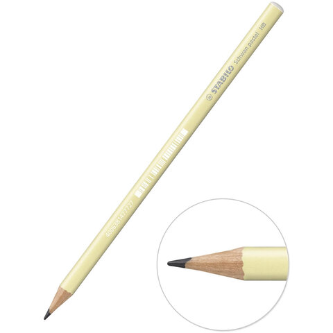 Карандаш чернографитный STABILO, 1 шт., "Schwan Pastel", HB, корпус