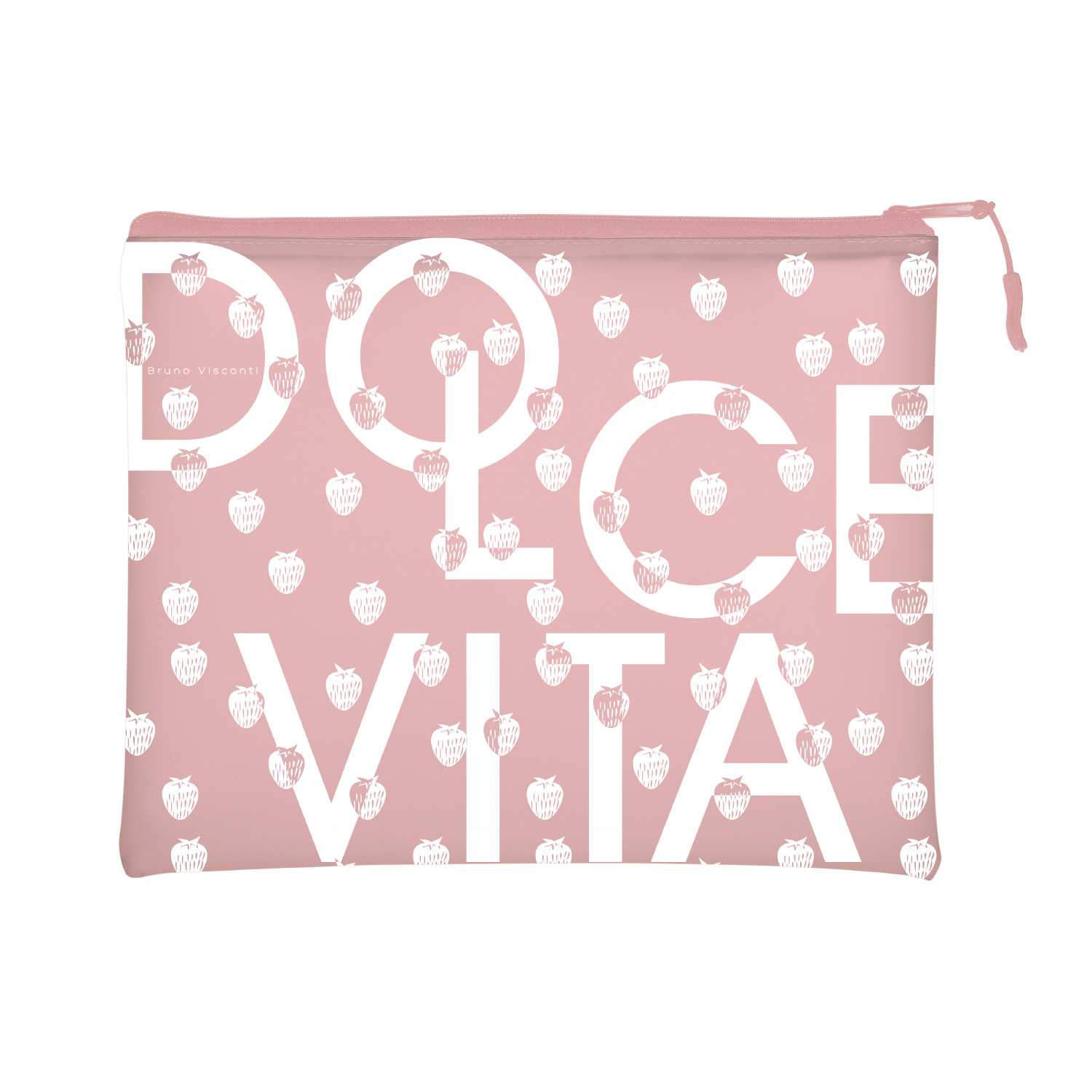ПАПКА НА МОЛНИИ, "DOLCE VITA.PINK", СИЛИКОН, Ф.А5+. 26 х 20 СМ ПАПКА НА МОЛНИИ, "DOLCE VITA.PINK", СИЛИКОН, Ф.А5+. 26 х 20 СМ