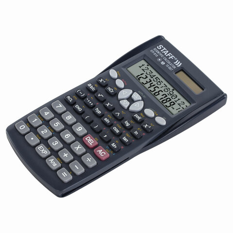 Калькулятор инженерный двухстрочный STAFF STF-810 (181х85 мм), 240 функций, 10+2 Калькулятор инженерный двухстрочный STAFF STF-810 (181х85 мм), 240 функций, 10+2