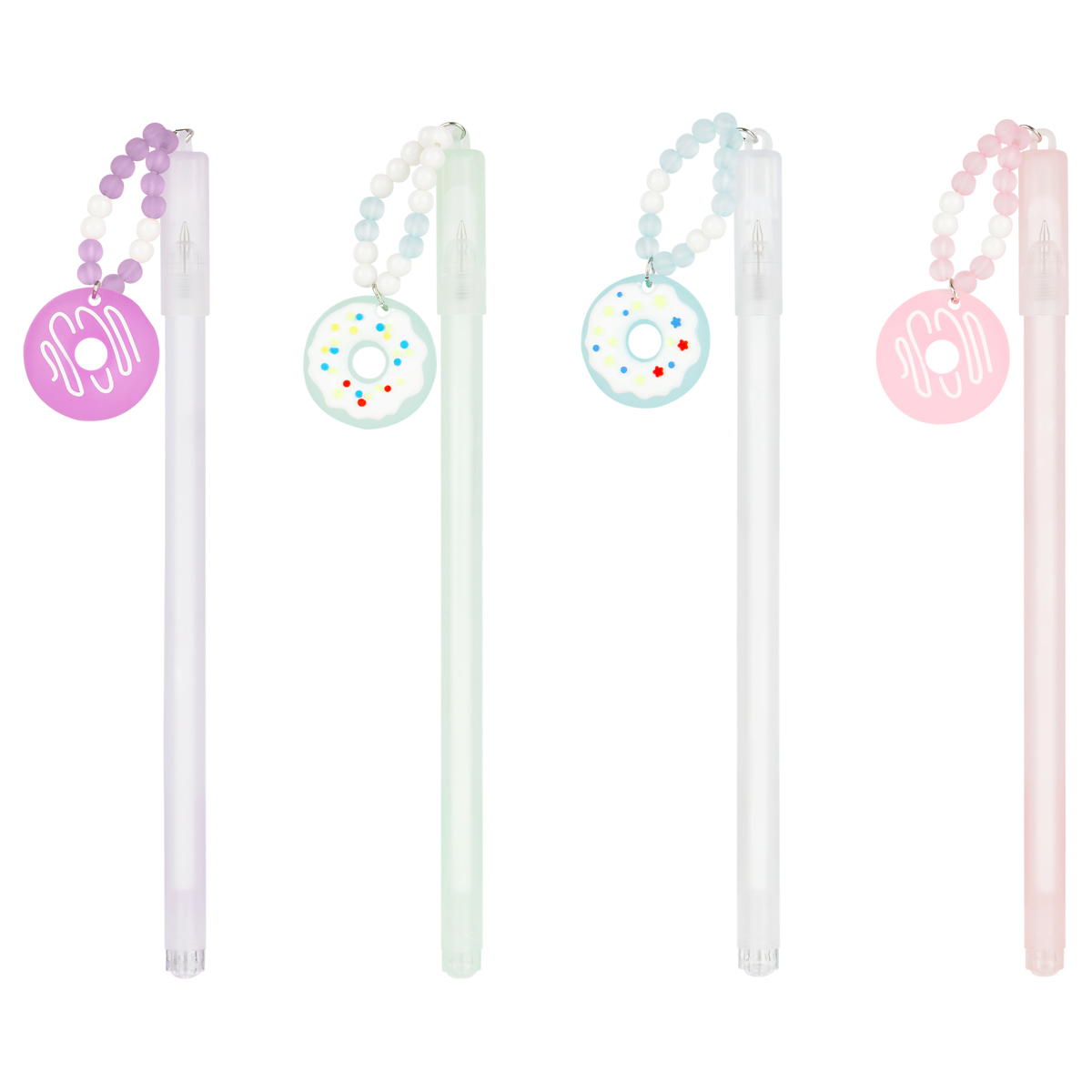 Ручка шариковая MESHU "Donut", синяя, 0,7мм, корпус ассорти, с