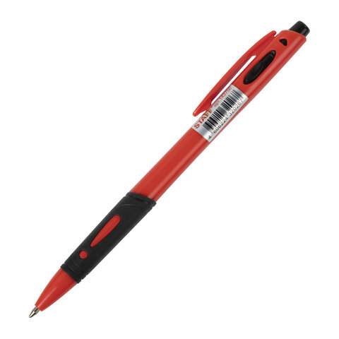 Ручка шариковая автоматическая с грипом STAFF "College BP-16 Neon", Ручка шариковая автоматическая с грипом STAFF "College BP-16 Neon",