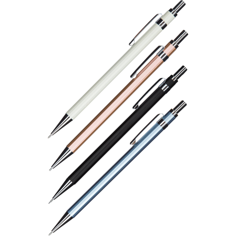 Карандаш механический Deli корпус металлический 4 цвета в ассортименте, 0.5мм Карандаш механический Deli корпус металлический 4 цвета в ассортименте, 0.5мм