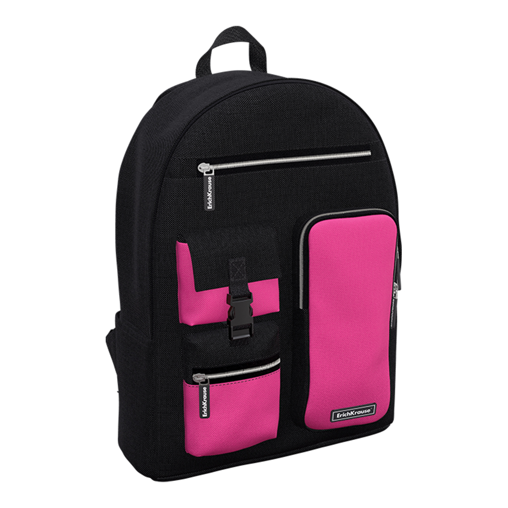 Рюкзак ErichKrause ActiveLine Cargo 18L Black&Pink Рюкзак ErichKrause ActiveLine Cargo 18L Black&Pink