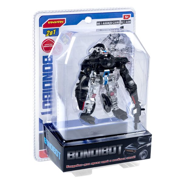 Трансформер "BONDIBOT 2 в 1", робот - мотоцикл, с металлическими Трансформер "BONDIBOT 2 в 1", робот - мотоцикл, с металлическими