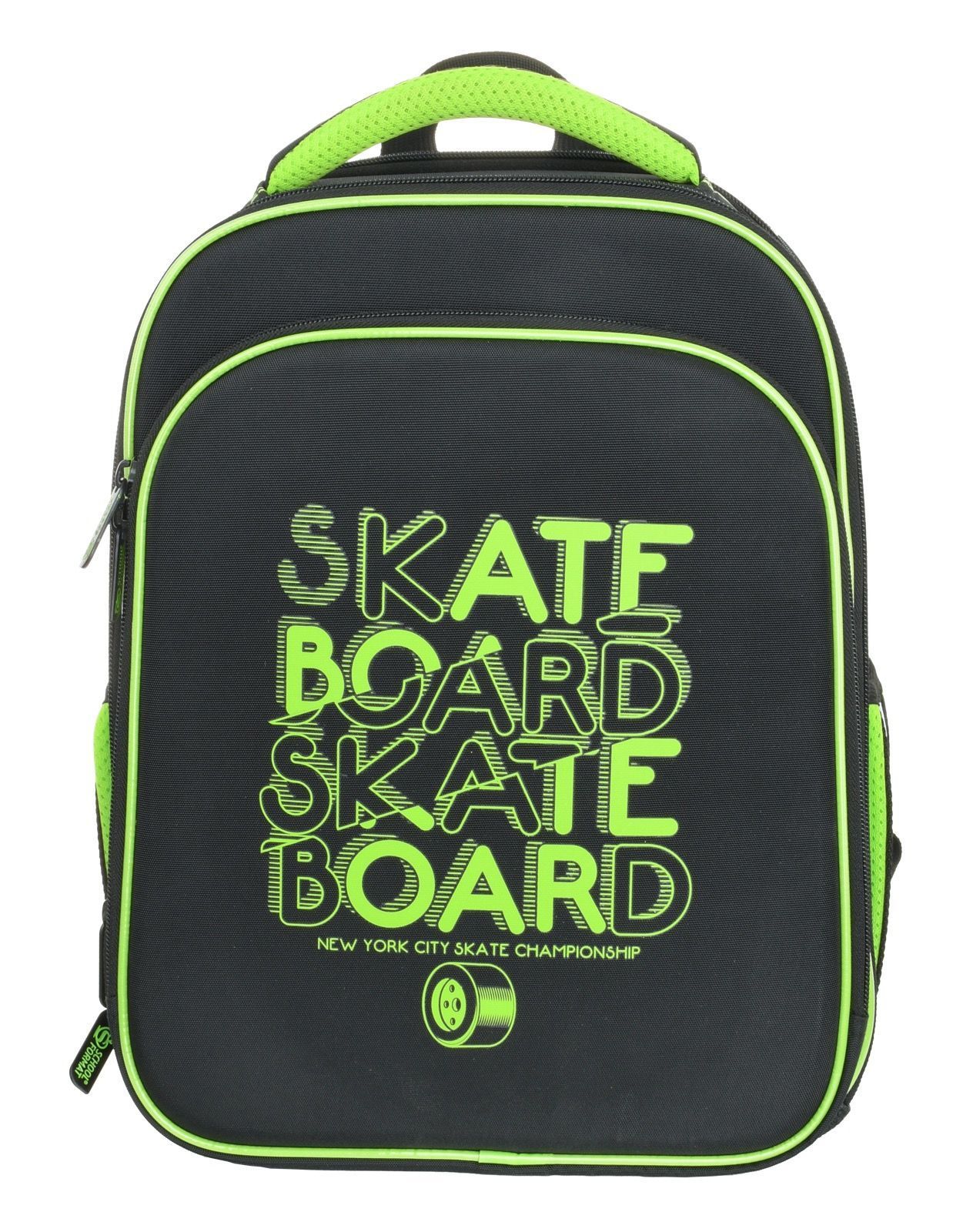 Рюкзак Schoolformat ERGONOMIC 2А4К NEON SKATE 17 л черн. 38х28х16 см жестк. Рюкзак Schoolformat ERGONOMIC 2А4К NEON SKATE 17 л черн. 38х28х16 см жестк.