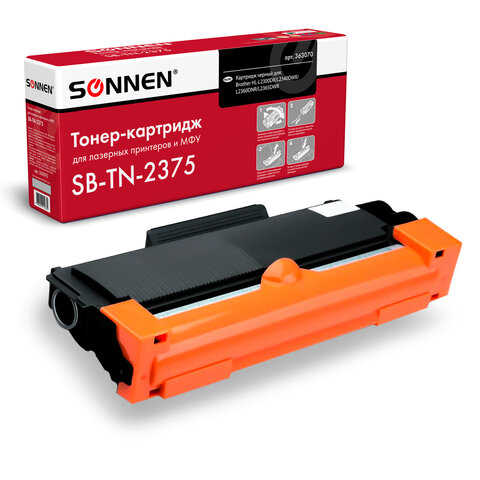 Картридж лазерный SONNEN SB-TN2375 для BROTHER HL-L2300DR/2340DWR/DCP-L2500, Картридж лазерный SONNEN SB-TN2375 для BROTHER HL-L2300DR/2340DWR/DCP-L2500,
