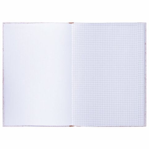 Книга учета 96 л., клетка, твердая, крафт, блок офсет, А4 (210х265 мм), STAFF,