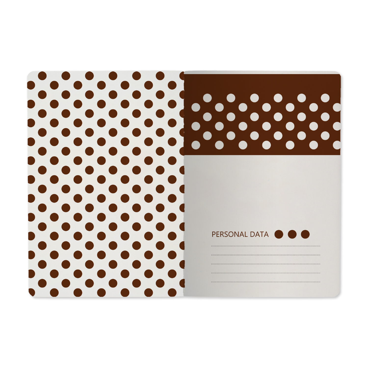 ТЕТРАДЬ А5, Bruno Visconti "BROWN POLKA DOT" 40л. клетка ТЕТРАДЬ А5, Bruno Visconti "BROWN POLKA DOT" 40л. клетка