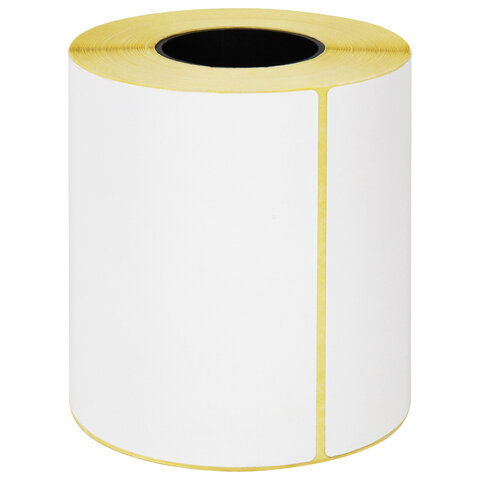 Этикетки термотрансферные, ПОЛУГЛЯНЕЦ, 100х150 мм, 250 этикеток в ролике, 115612