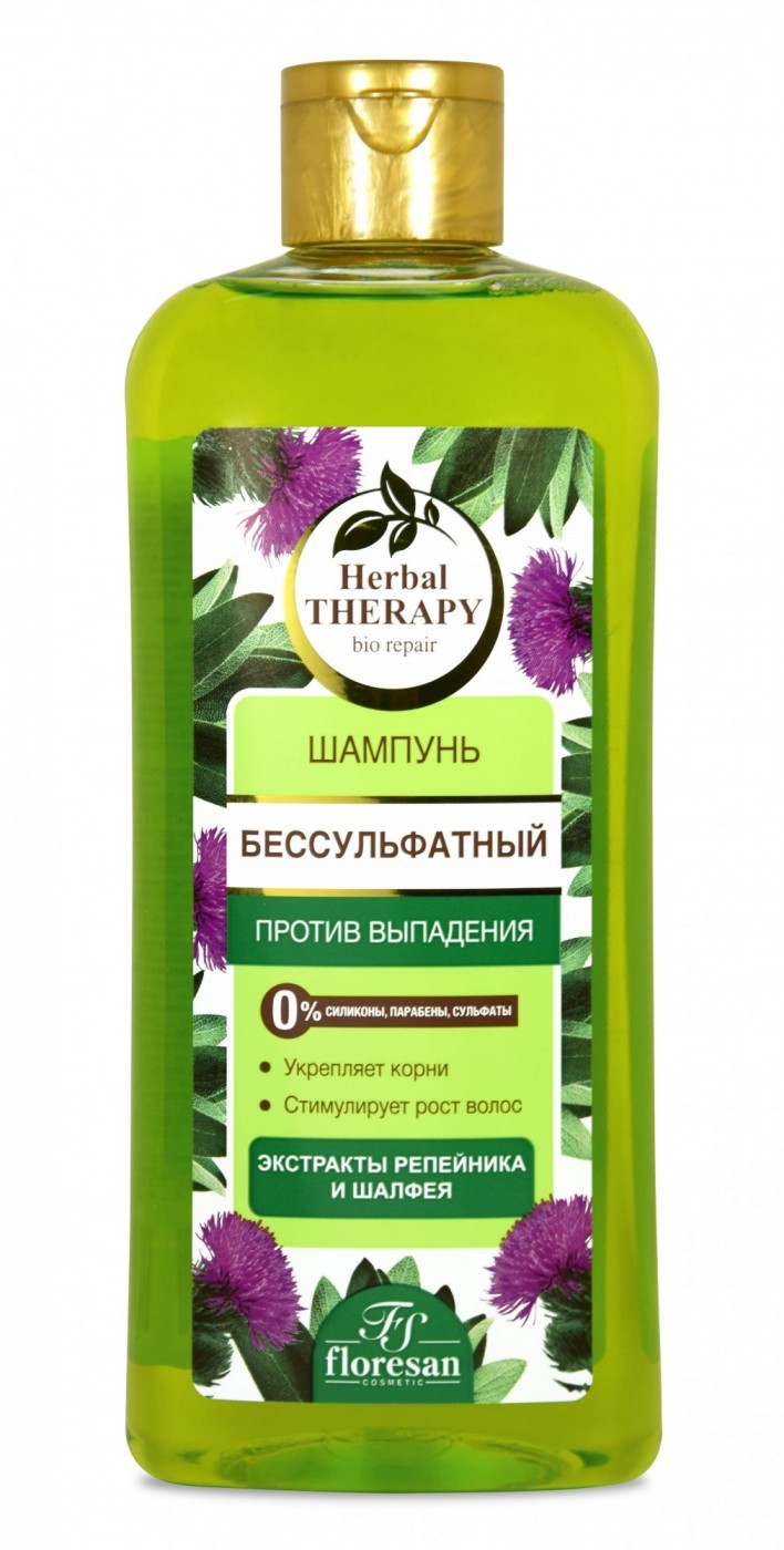 Floresan Herbal Therapy Шампунь Бессульфатный против выпадения, 400мл. арт.Ф-738 Floresan Herbal Therapy Шампунь Бессульфатный против выпадения, 400мл. арт.Ф-738