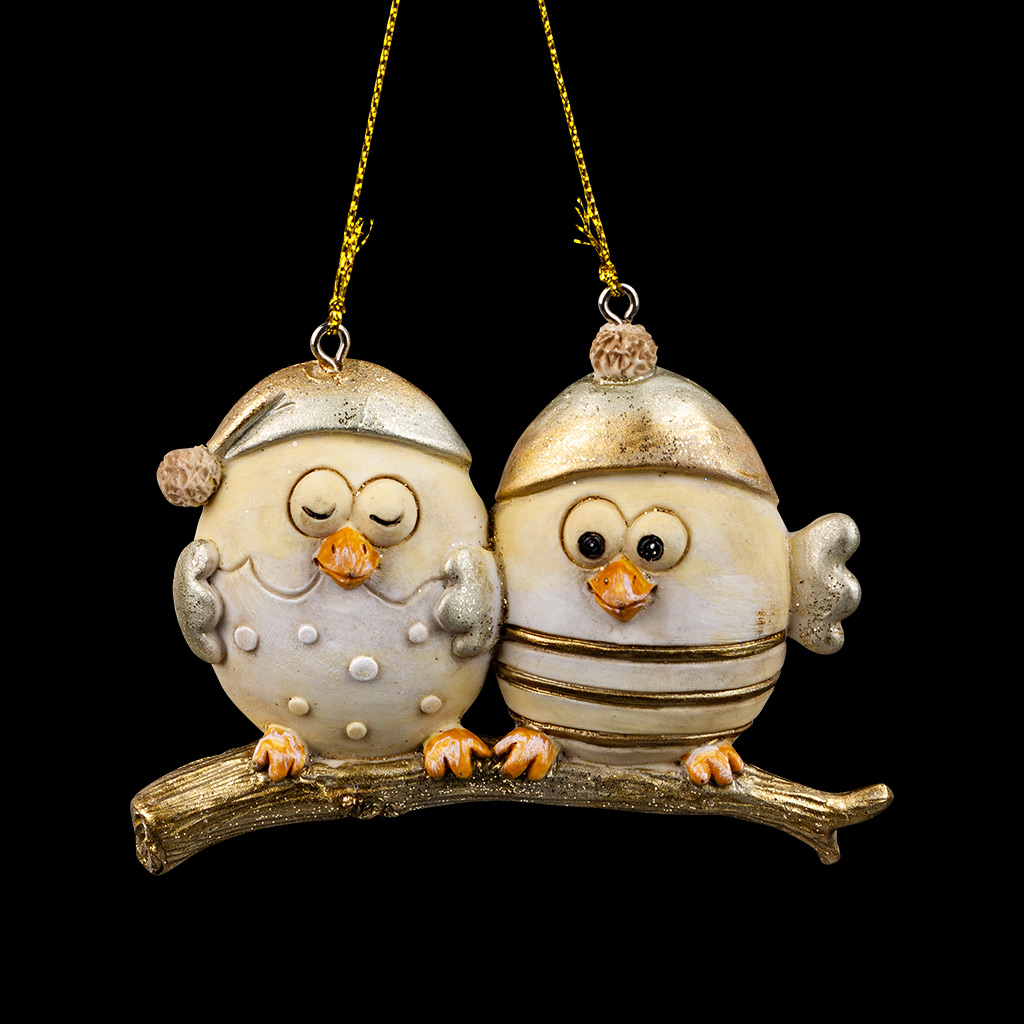 Украшение ErichKrause Decor® Птенцы золотые 9см Украшение ErichKrause Decor® Птенцы золотые 9см