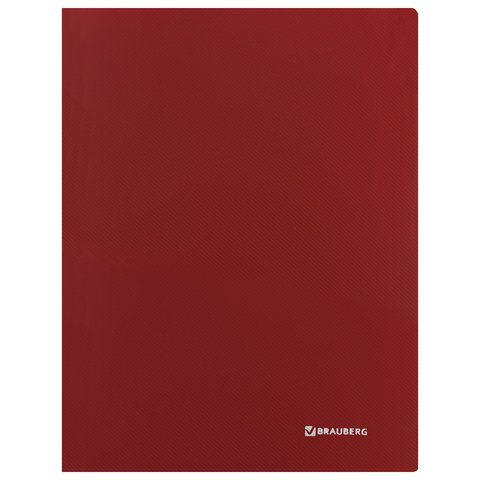 Папка с металлическим скоросшивателем и внутренним карманом BRAUBERG