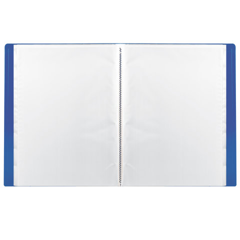 Папка 20 вкладышей BRAUBERG "Office", синяя, 0,5 мм, 222628 Папка 20 вкладышей BRAUBERG "Office", синяя, 0,5 мм, 222628