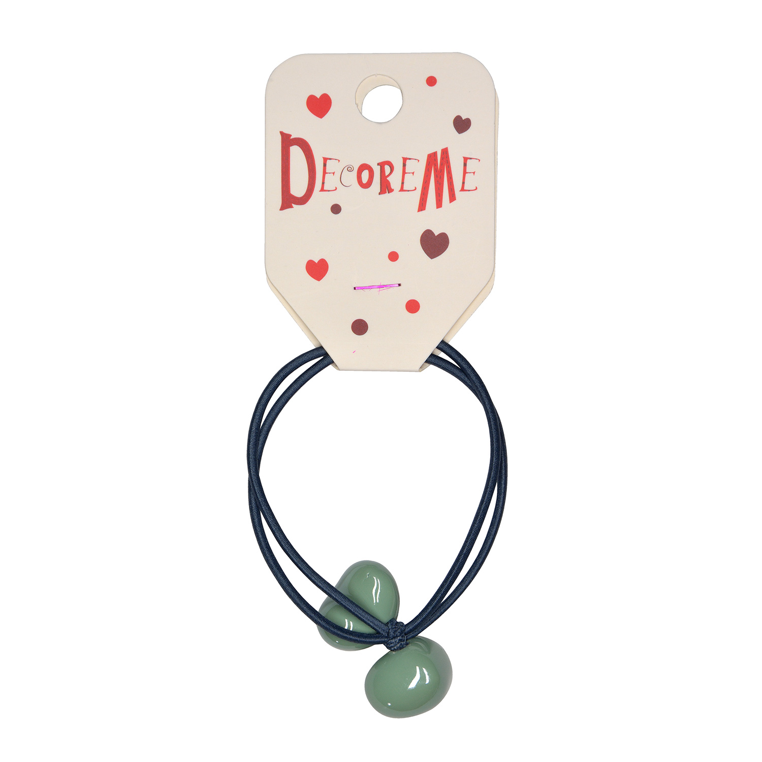 РЕЗИНКА ДЛЯ ВОЛОС "ПАРА ГЛЯНЦЕВЫХ СЕРДЕЧЕК" 1 ШТ, 3 ЦВЕТА РЕЗИНКА ДЛЯ ВОЛОС "ПАРА ГЛЯНЦЕВЫХ СЕРДЕЧЕК" 1 ШТ, 3 ЦВЕТА