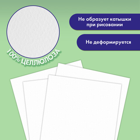 Папка для акварели БОЛЬШАЯ А3, 10 л., 200 г/м2, 297х420 мм, BRAUBERG АКАДЕМИЯ, Папка для акварели БОЛЬШАЯ А3, 10 л., 200 г/м2, 297х420 мм, BRAUBERG АКАДЕМИЯ,