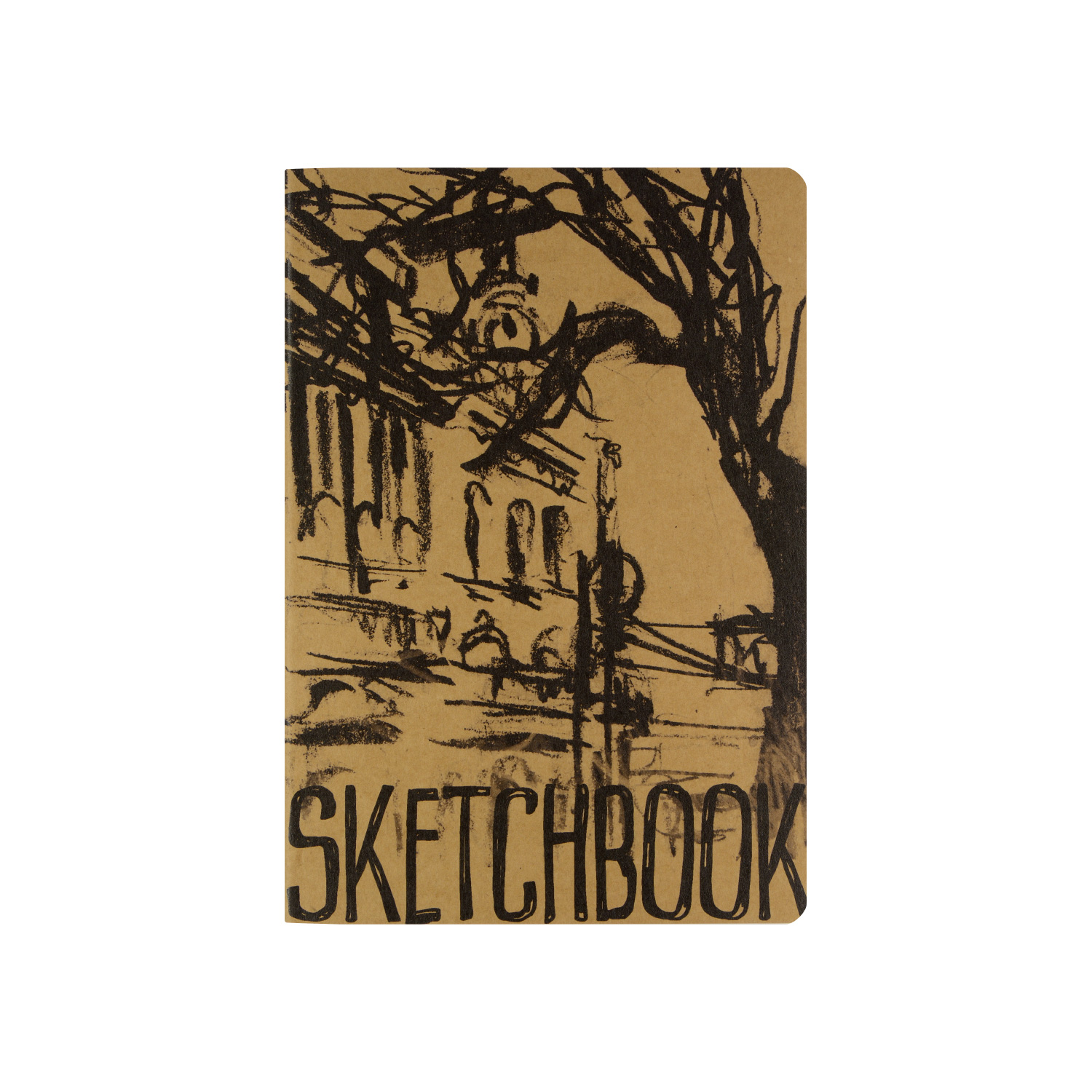 SKETCHBOOK BV, 147х210 мм, 40Л, ТЕТРАДЬ, КРАФТ 70 гр, ПРОШИТЫЙ БЛОК (4 ВИДА)