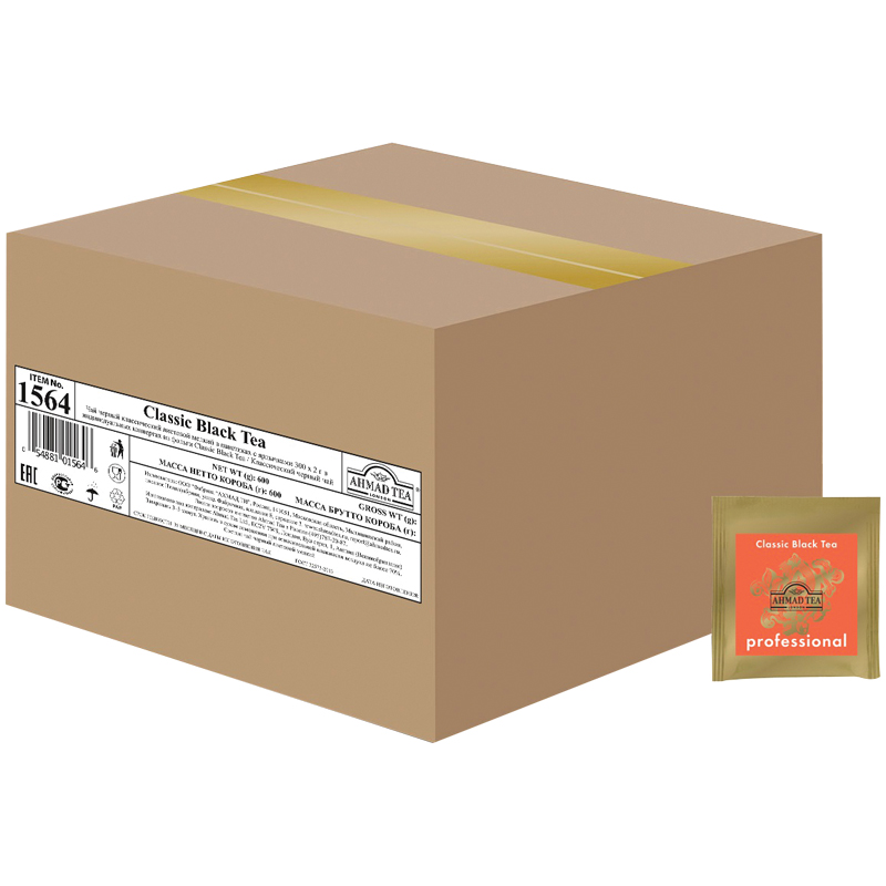 Чай Ahmad Tea "Professional. Классический", черный, 300 пакетиков по Чай Ahmad Tea "Professional. Классический", черный, 300 пакетиков по