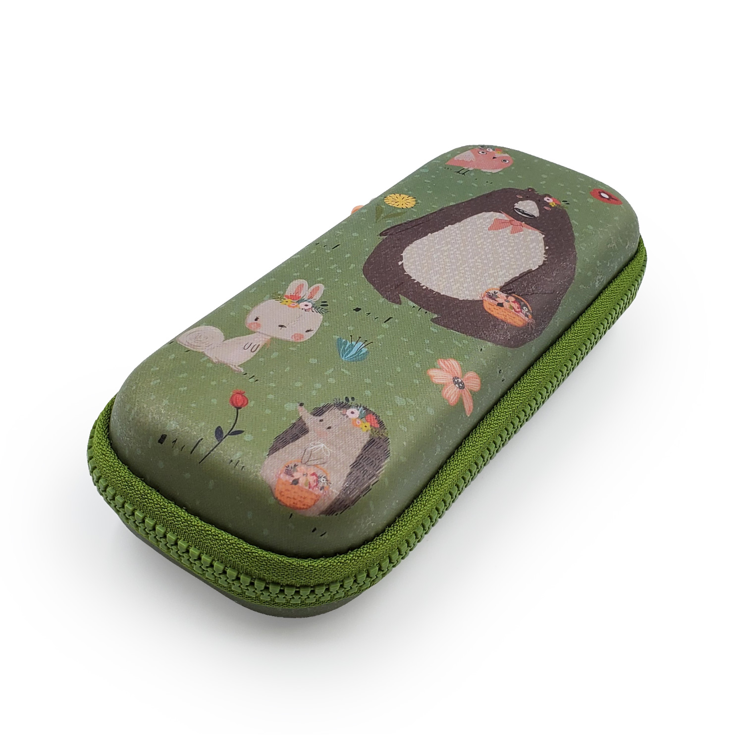 ПЕНАЛ НА МОЛНИИ "ЛЕСНЫЕ ДРУЗЬЯ", ОДНО ОТДЕЛЕНИЕ, 220х95х50ММ