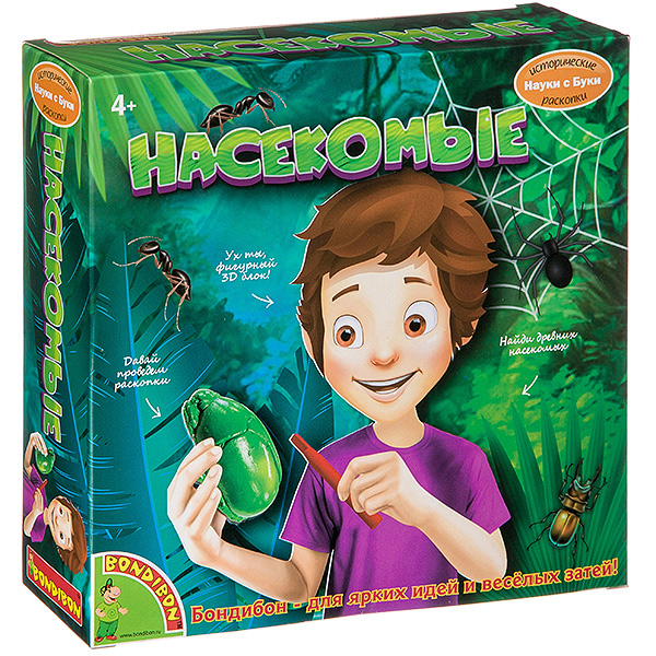 Исторические раскопки Науки с Буки Bondibon, Насекомые, арт.ST034938 Исторические раскопки Науки с Буки Bondibon, Насекомые, арт.ST034938
