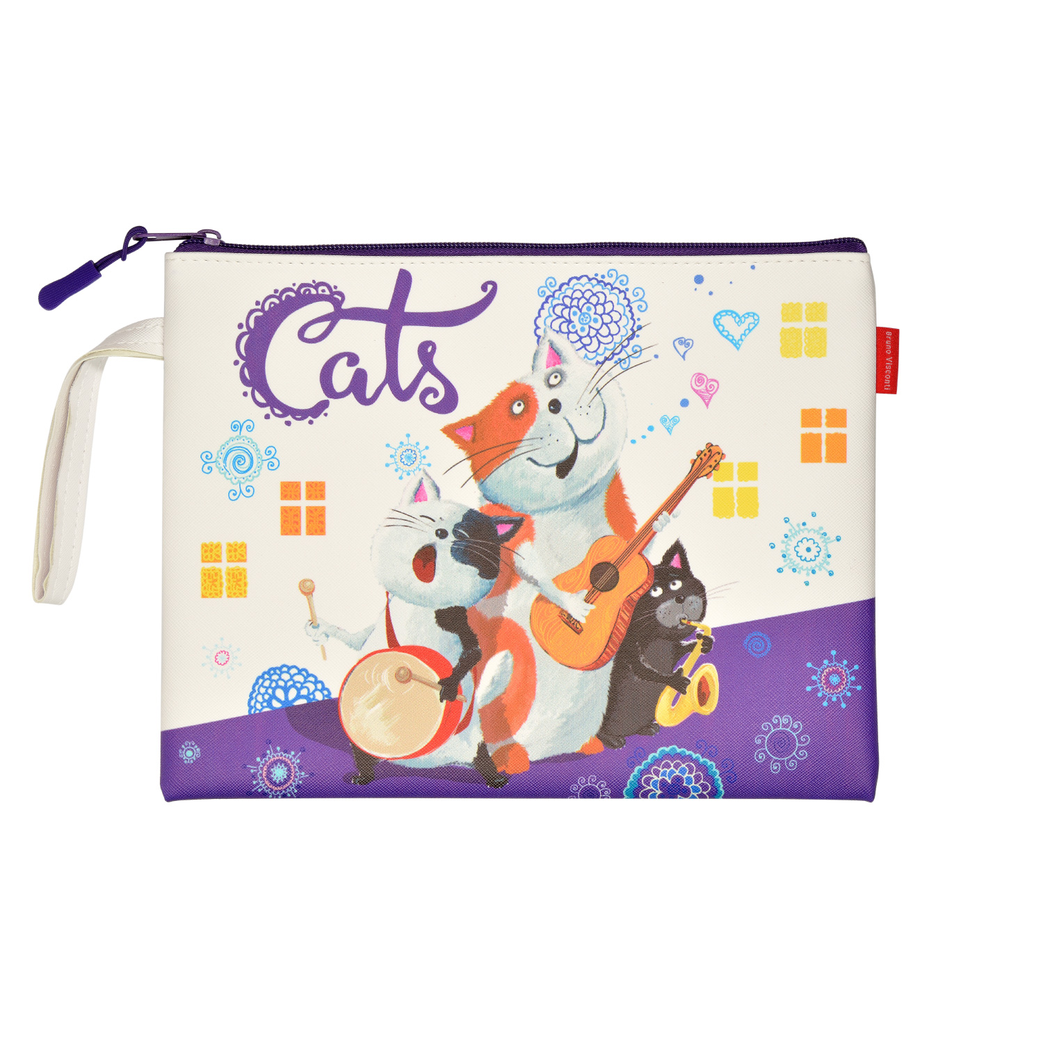 ПАПКА НА МОЛНИИ "ВЕСЕЛЫЙ КОТ", Ф.А5+. 26 х 20 СМ ПАПКА НА МОЛНИИ "ВЕСЕЛЫЙ КОТ", Ф.А5+. 26 х 20 СМ