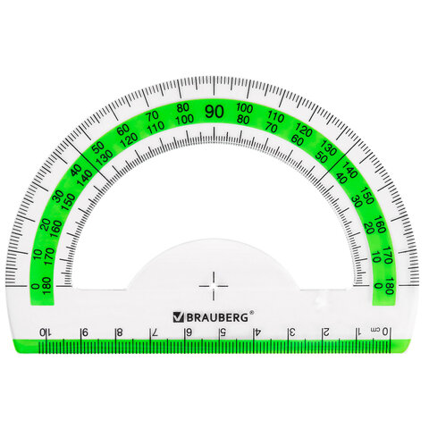 Набор чертежный большой BRAUBERG "FRESH ZONE" (линейка 30 см, 2 Набор чертежный большой BRAUBERG "FRESH ZONE" (линейка 30 см, 2