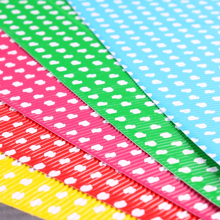 Картон цветной гофрированный с рисунком А4 5л. 5цв. "Кружочки" Картон цветной гофрированный с рисунком А4 5л. 5цв. "Кружочки"