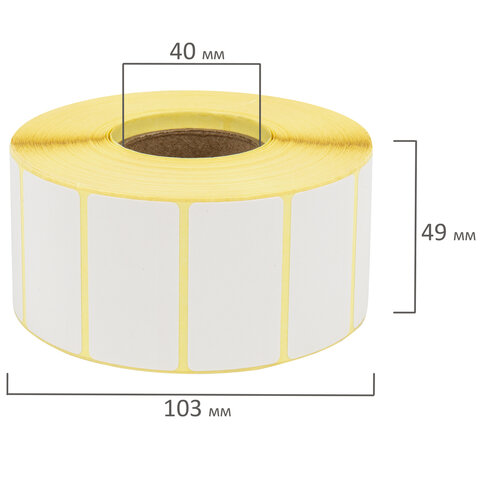 Этикетка ТермоТоп, для термопринтера и весов, 47х26х2000 шт. (ролик), Этикетка ТермоТоп, для термопринтера и весов, 47х26х2000 шт. (ролик),