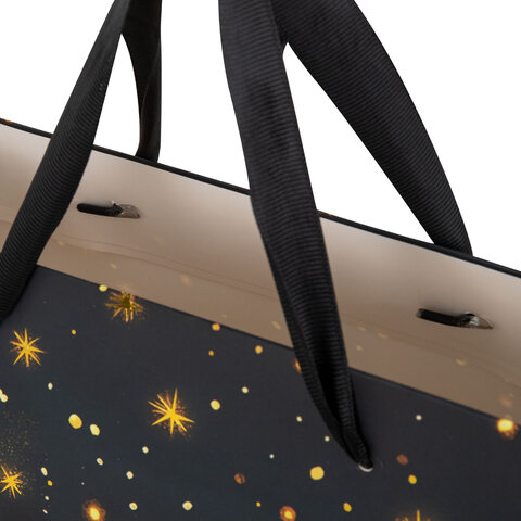 Пакет подарочный (1 шт.) новогодний, 26х13х32 см, "Love story",