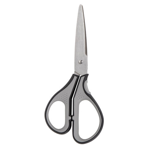 Ножницы BRAUBERG SUPER, 175 мм, серо-черные, 2-х сторонняя заточка, 237295 Ножницы BRAUBERG SUPER, 175 мм, серо-черные, 2-х сторонняя заточка, 237295