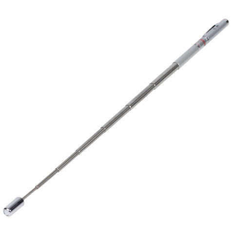 Указка лазерная, радиус 200 м, красный луч, LED-фонарь, указка, магнит, ручка,