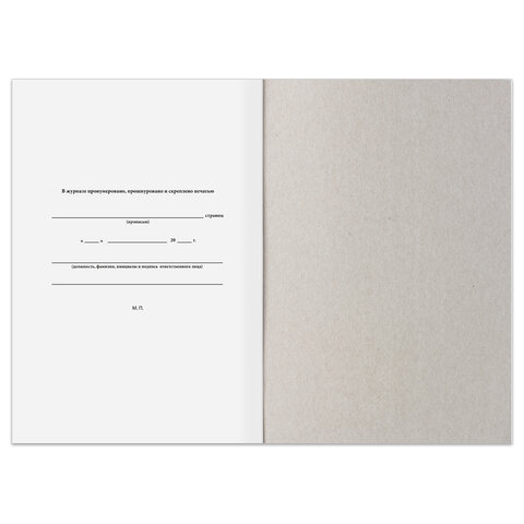 Журнал регистрации несчастных случаев на производстве, 12 л., А4, 200х290 мм,