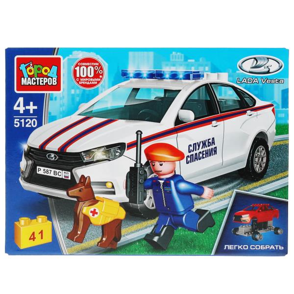Конструктор LADA vesta СЛУЖБА спасения, 41 дет. (легко собрать) Город мастеров Конструктор LADA vesta СЛУЖБА спасения, 41 дет. (легко собрать) Город мастеров