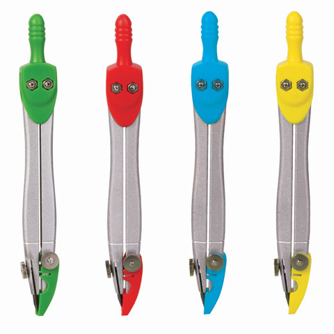 Циркуль BRAUBERG "Klasse", 115 мм, пластиковый пенал, ассорти, Циркуль BRAUBERG "Klasse", 115 мм, пластиковый пенал, ассорти,