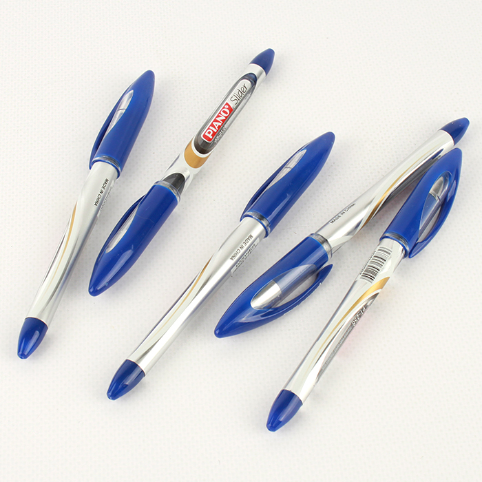 Ручка шариковая синяя на масляной основе "Piano" корпус прозрачный с Ручка шариковая синяя на масляной основе "Piano" корпус прозрачный с