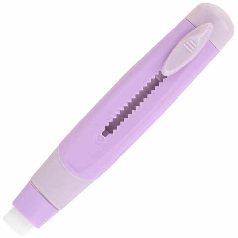 Ластик выдвижной BRAUBERG "REWIND" + 2 сменных ластика, 112х21х24 мм,