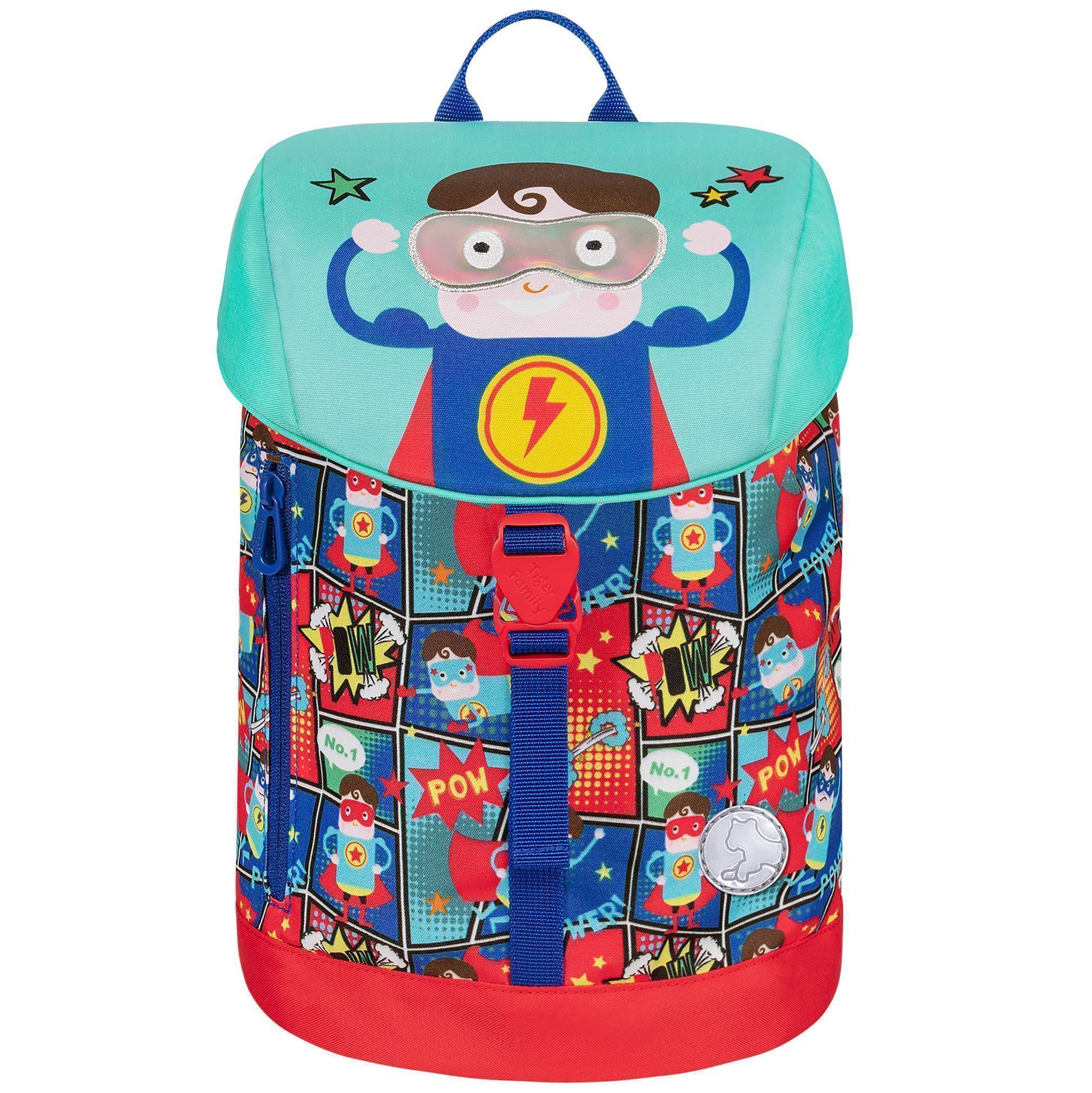 Рюкзак TIGER SMART KIDS SUPERDUPER MAN 11 л 34х22х14 см защелка для мальчиков Рюкзак TIGER SMART KIDS SUPERDUPER MAN 11 л 34х22х14 см защелка для мальчиков
