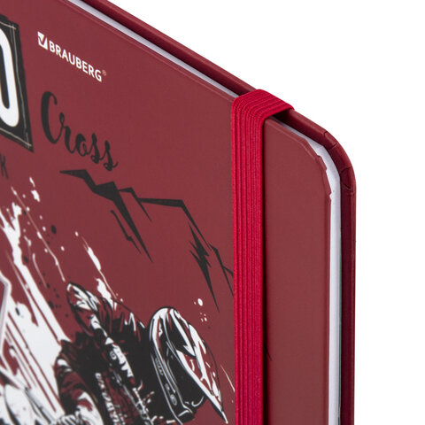 Дневник 1-11 класс 48 л., твердый, BRAUBERG, матовая ламинация, резинка,