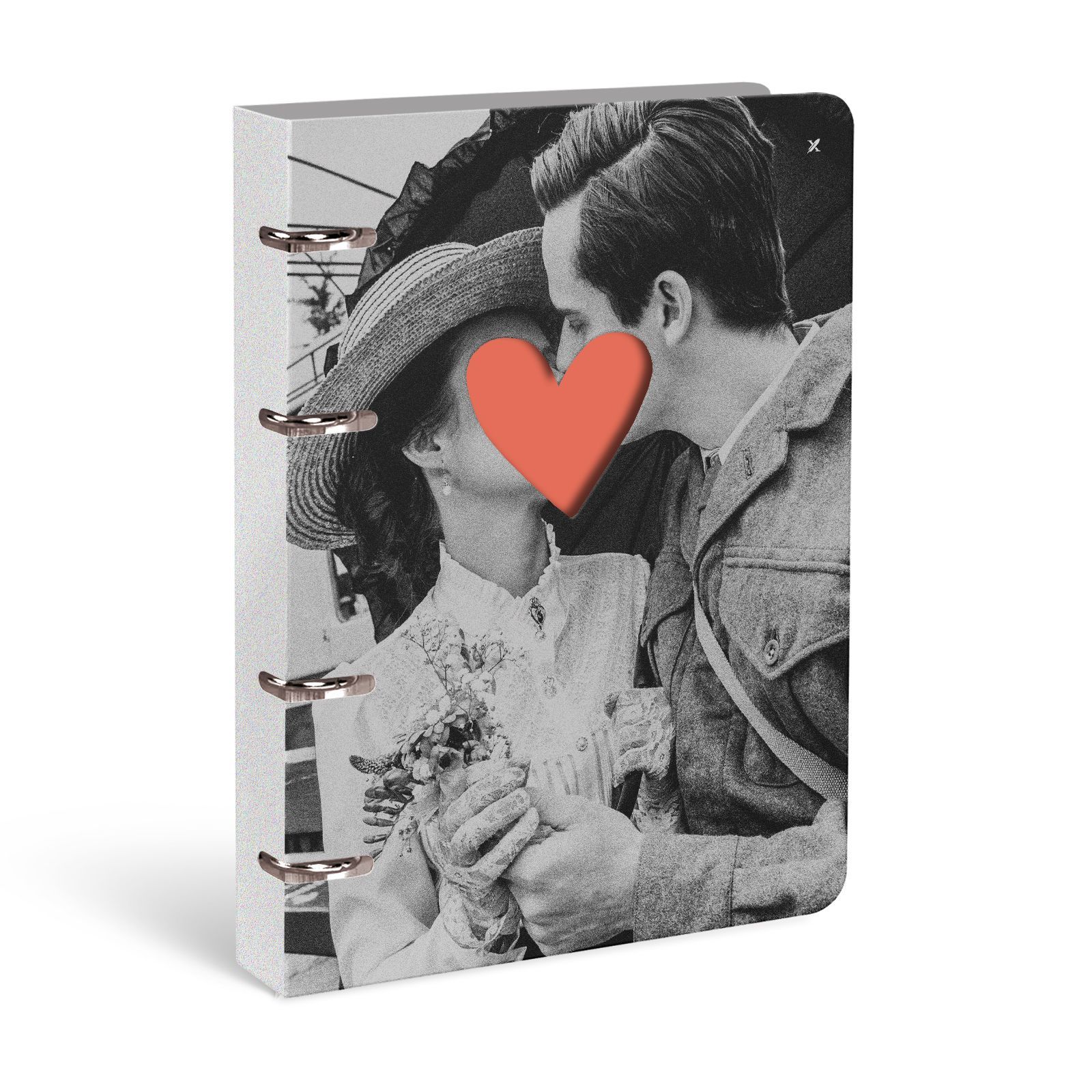 Тетрадь со сменным блоком 120 листов А5+ клетка, на кольцах LOREX VINTAGE LOVE Тетрадь со сменным блоком 120 листов А5+ клетка, на кольцах LOREX VINTAGE LOVE