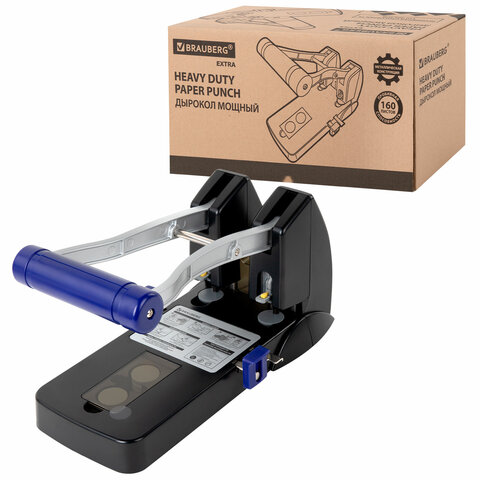 Дырокол металлический МОЩНЫЙ BRAUBERG "EXTRA Heavy duty", до 160 Дырокол металлический МОЩНЫЙ BRAUBERG "EXTRA Heavy duty", до 160