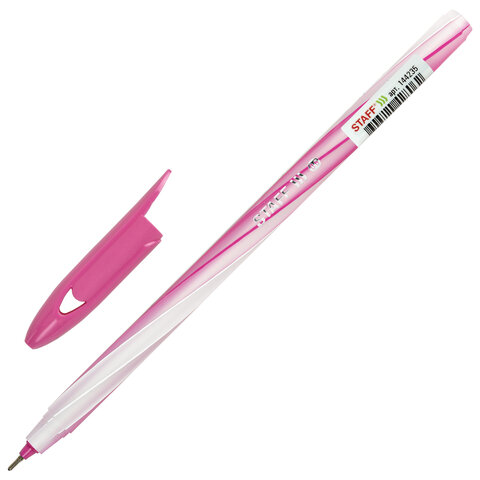 Ручка шариковая STAFF "CANDY PASTEL", синяя, игольчатый узел 0,6 мм,