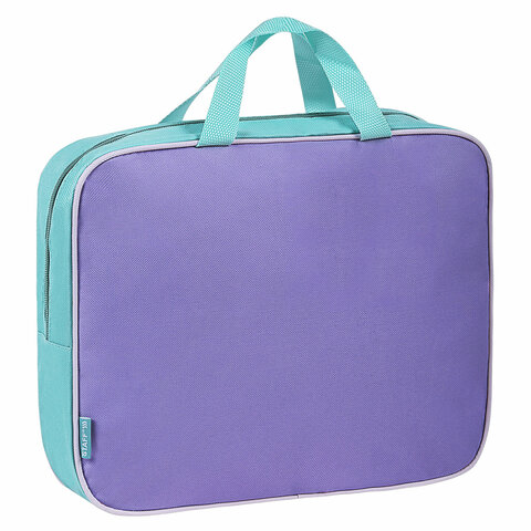 Папка на молнии с ручками STAFF EVERYDAY А4, 1 отделение, полиэстер, 80 мм, Папка на молнии с ручками STAFF EVERYDAY А4, 1 отделение, полиэстер, 80 мм,