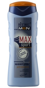 ВИТЭКС VITEX FOR MEN MAX Sport Шампунь для всех типов волос 250мл/15шт, код 42 ВИТЭКС VITEX FOR MEN MAX Sport Шампунь для всех типов волос 250мл/15шт, код 42