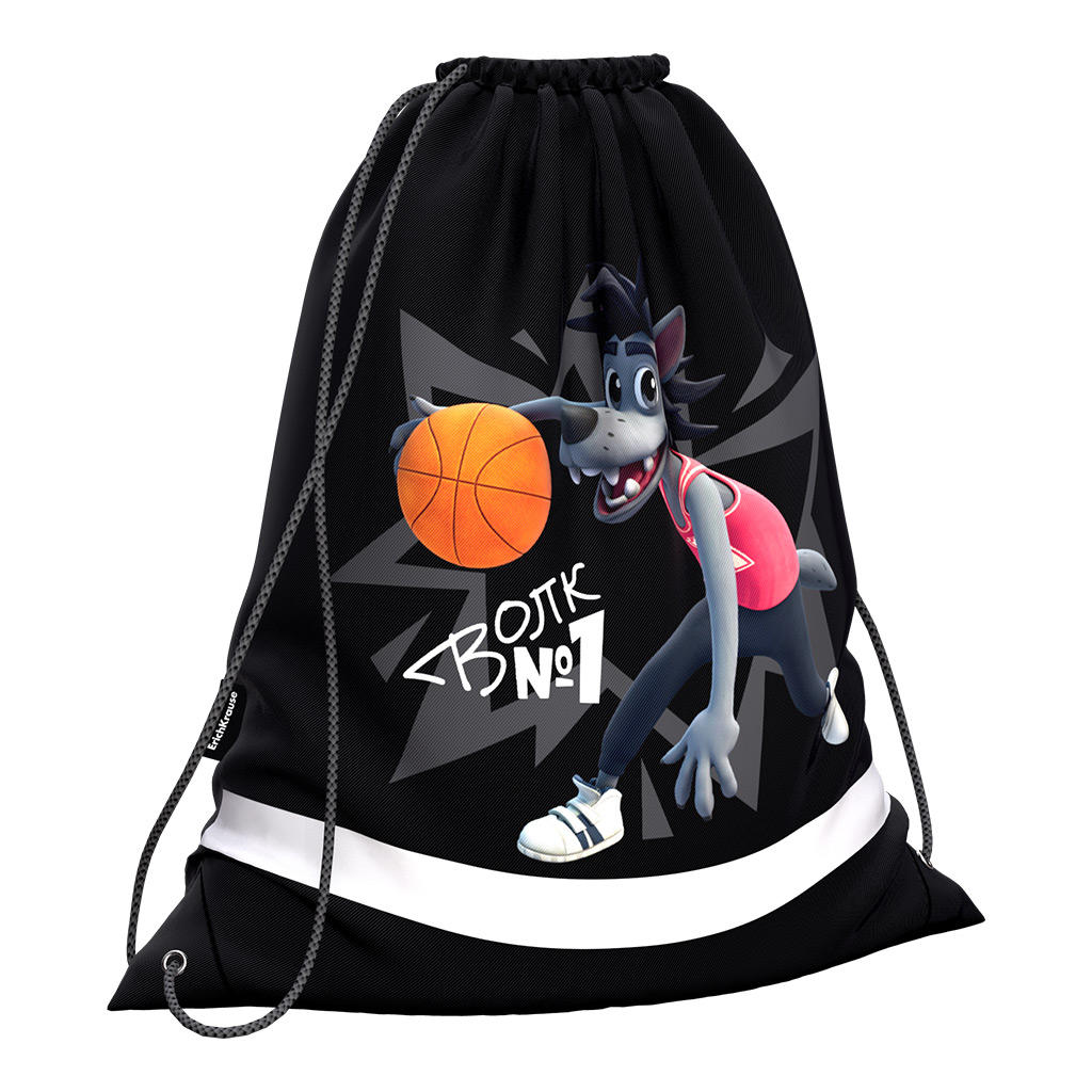 Мешок для обуви ErichKrause 365x440мм Ну, погоди! Каникулы (Баскетбол) Мешок для обуви ErichKrause 365x440мм Ну, погоди! Каникулы (Баскетбол)