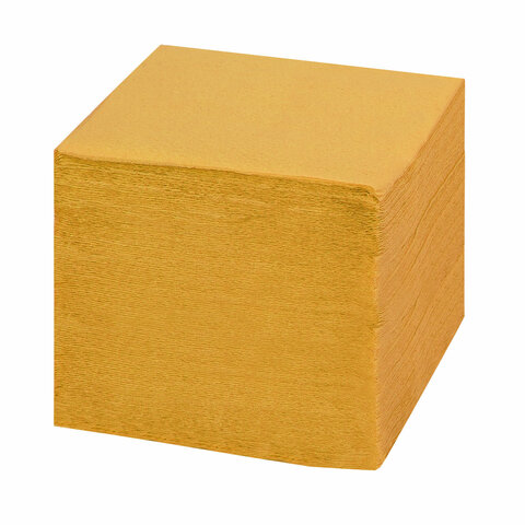 Салфетки бумажные 400 шт., 24х24 см, "Big Pack", жёлтые, 100% Салфетки бумажные 400 шт., 24х24 см, "Big Pack", жёлтые, 100%