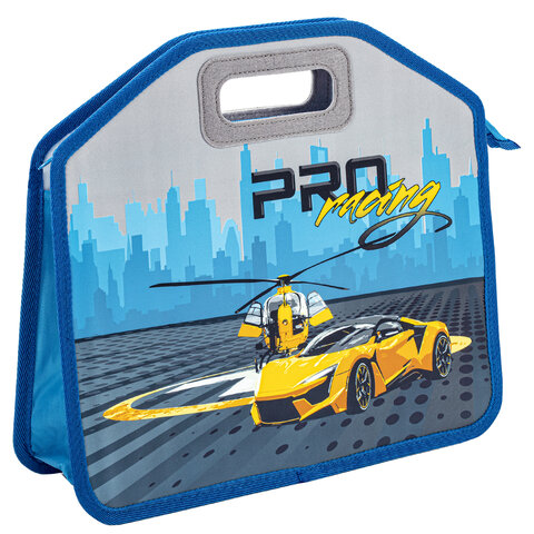 Папка-сумка ЮНЛАНДИЯ, 1 отделение, фетровые ручки, 34х30х11 см, Папка-сумка ЮНЛАНДИЯ, 1 отделение, фетровые ручки, 34х30х11 см,